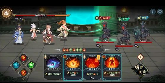 傀儡守卫与傀儡死侍并列出现在战斗场景中，外形为金属构造体，眼中泛着红光，周围环绕着能量波动