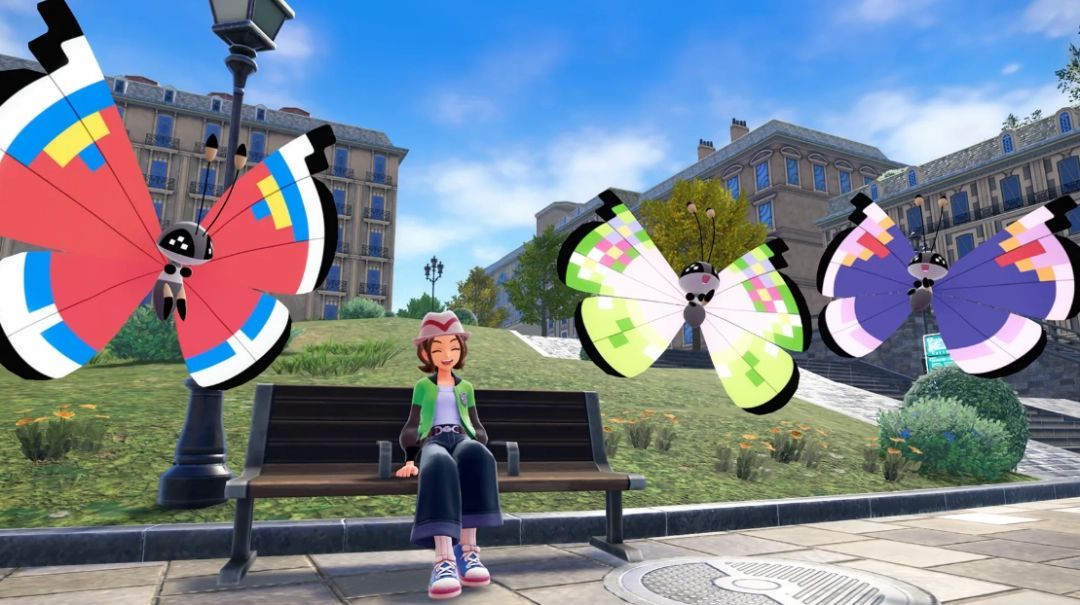 一只闪耀皮卡丘站在高楼林立的都市顶端，闪电特效照亮夜空，象征新舞台的开启