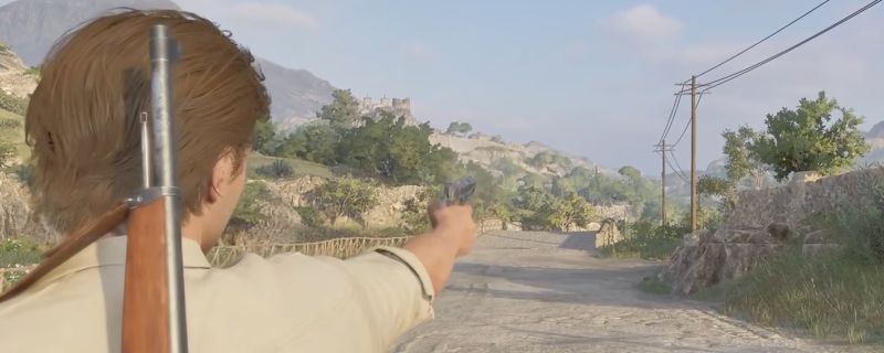 《四海兄弟：故乡》中展示的多款经典手枪，包括M1911、毛瑟C96等，排列整齐，细节精致，凸显复古工业美感