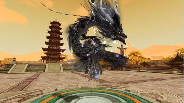 抖音丷阿斩机游戏角色展示，身穿重甲手持巨刃，展现出天机职业的霸气姿态