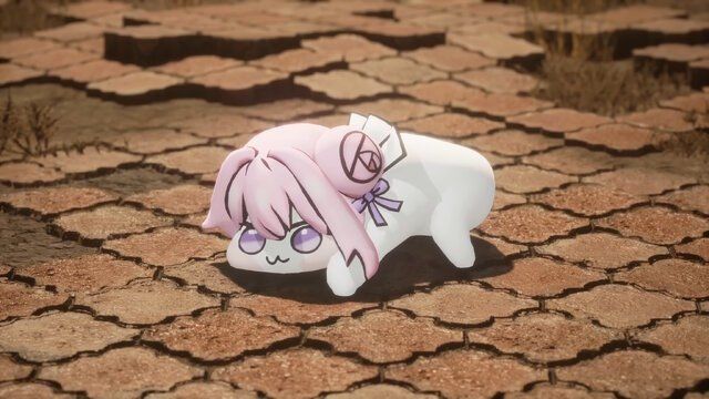 活动现场巨型Doro气球漂浮空中，周围玩家兴奋拍照，气氛热烈