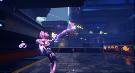 《矩阵：零日危机》主视觉图展示未来都市与废土交织的世界观场景