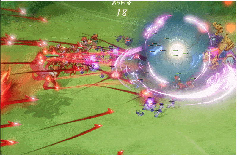 妖族部从在山林间集结，妖气缭绕中不断分裂出新的妖怪单位，形成庞大军团