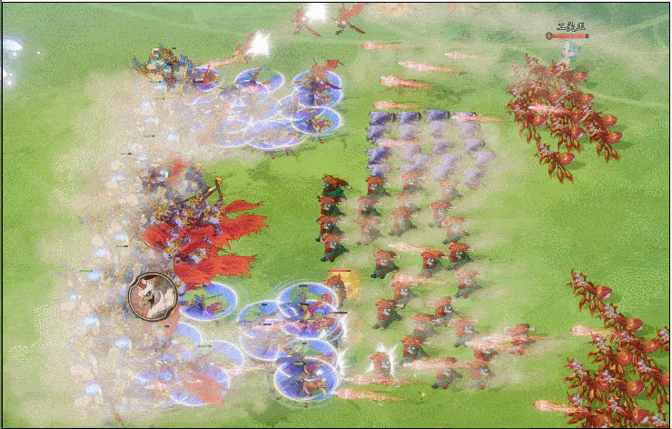 帝国将领在金銮殿前接受加冕，一道金色光芒落下，部从等级提升，铠甲焕新