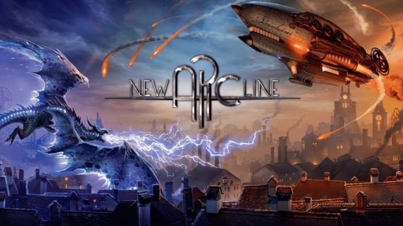 《新弧线》角色创建界面，玩家自定义外观与技能树，界面充满蒸汽朋克细节