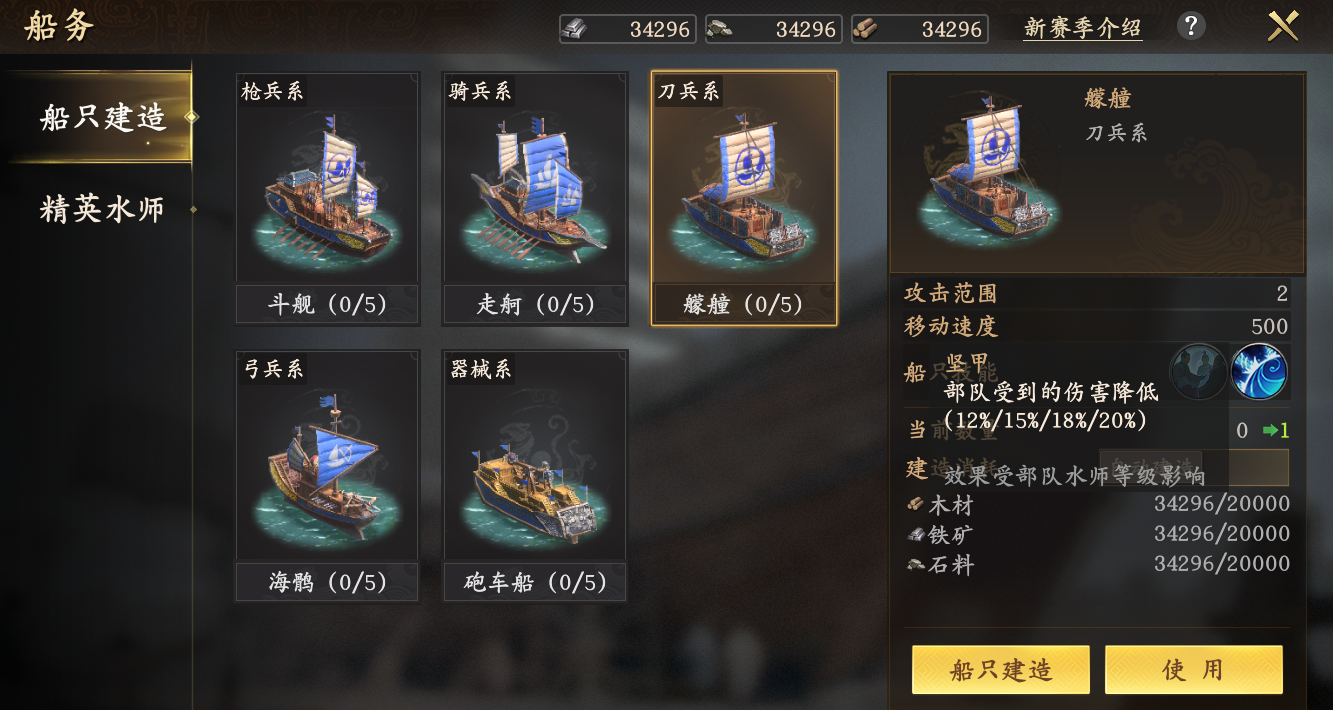 《王于兴师》中唐代海鹘战船航行于波涛之上，船体线条流畅，两侧划桨齐动，展现卓越抗浪性能