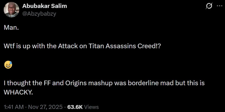 社交媒体截图风格插图，显示玩家评论激烈争论，一边写着‘这太离谱’，另一边则是‘别管剧情，好玩就行’