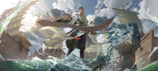 【势 鲁肃】技能演示界面截图，展示‘好施’与‘缔盟’技能效果及文字说明