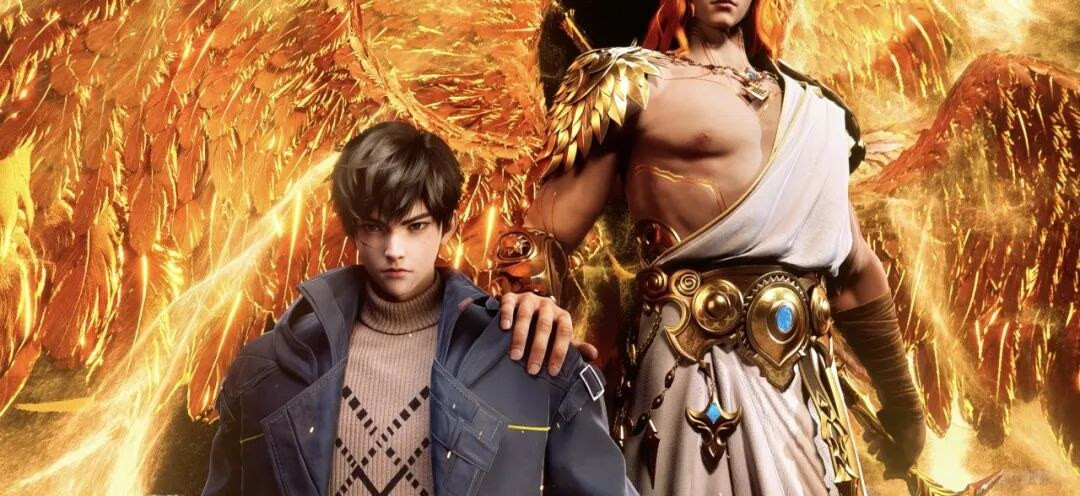 联动角色林七夜立绘展示，身穿黑色战术服，眼神坚定，周身环绕微光，象征体内神明之力