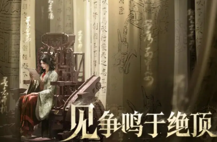 大河平原全景鸟瞰图，河流蜿蜒穿过田野，远处可见古桥与炊烟袅袅的村落