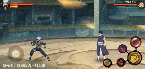 卡卡西驾驭须佐能乎，手持巨型雷切贯穿敌人