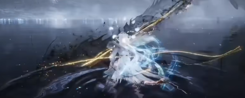 《燕云十六声》中唐横刀角色持刀战斗画面，刀光闪烁，技能特效华丽，展现高爆发输出