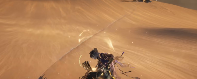 《燕云十六声》游戏中角色手持唐刀施展裂石钧流武学，刀光如虹劈裂地面，气势磅礴