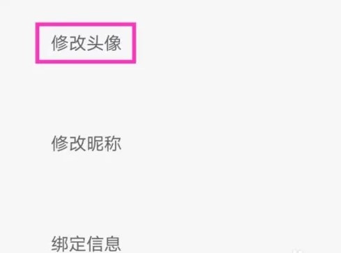 头像更换成功后的效果预览图，新头像已显示在用户资料位置