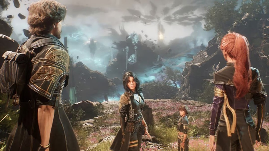 《光与影：33号远征队》游戏画面展示，角色在光影交错的废墟中探索，场景充满神秘氛围