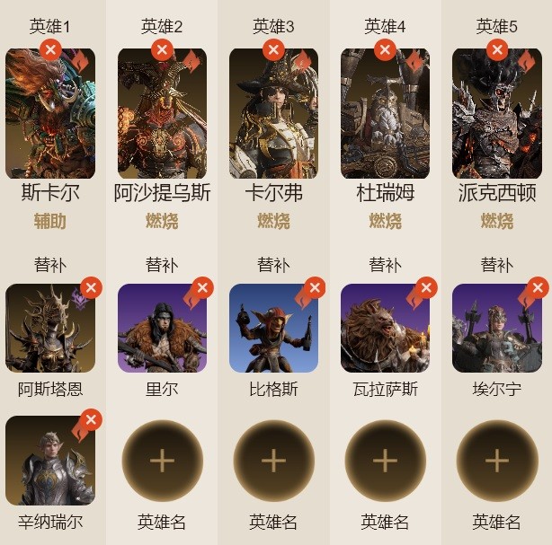 灵光流英雄在战斗中频繁触发特殊攻击，屏幕闪烁特效频繁，伤害曲线急速上升