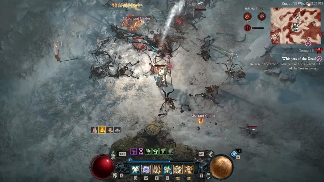 圣骑士释放技能瞬间，圣光从天而降，周围敌人被击飞，场景充满史诗感