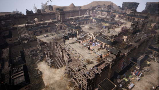 法师职业施法瞬间，火焰技能爆发，周围空气因高温扭曲