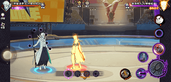 普攻光圈动态指示：蓝色光圈随每次普攻点击顺时针跳转，精准指向下一击段数，界面右上角同步显示当前段数编号