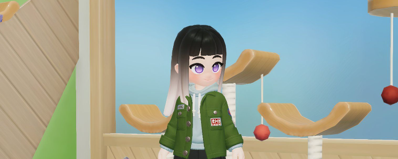 《心动小镇》游戏内俯视角地图标注图，清晰标出北部水豚区、左侧狐狸/雪貂/羊驼区、右侧熊猫/梅花鹿区，各区域以柔和色块与动物剪影图标区分