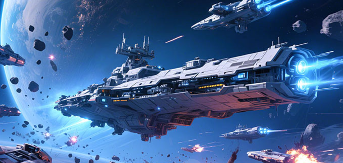 游戏内列车长办公室场景，角色正手持光束拖把清洁金属地板，地面倒影中浮现浮动的‘+85信用点’奖励字样与齿轮状进度条