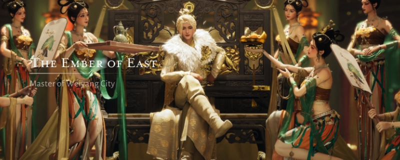 《燕云十六声》千夜Boss战斗场景：暴雨夜校场，千夜身披玄甲持双刃跃劈，主角半跪格挡，刀光与雨幕交织，地面裂痕蔓延