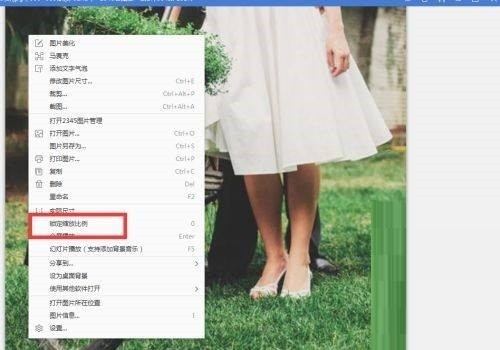 启用锁定缩放后的效果对比图：左侧为未锁定时横向拉伸的失真效果，右侧为锁定后保持1:1比例的清晰原貌
