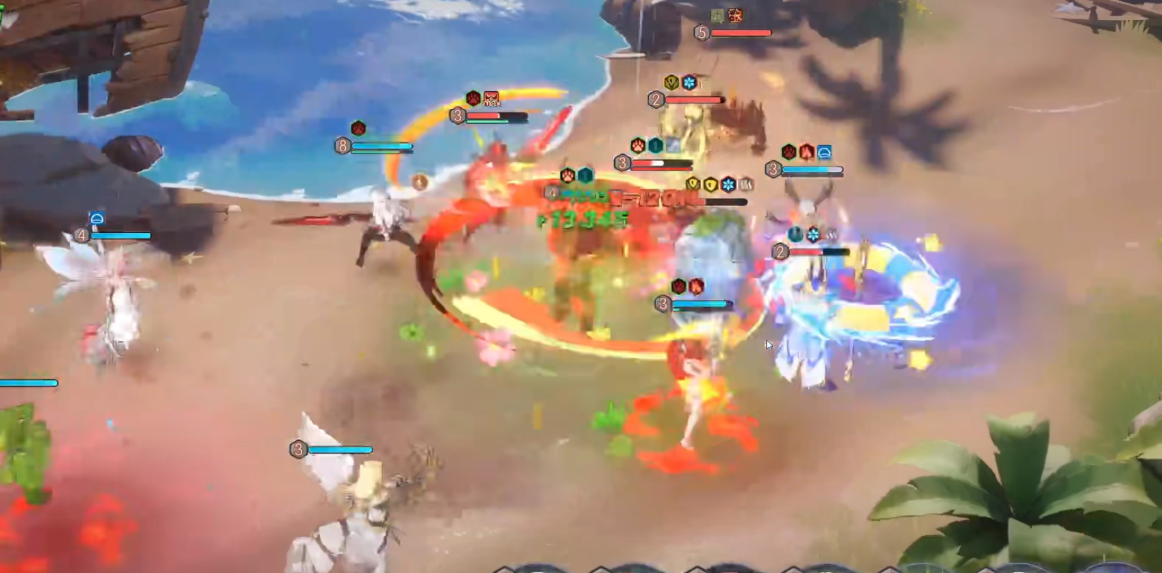 提尔峰装备界面展示：武器为‘焚心巨刃’，圣物栏装配‘猩红契约’四件套，属性面板突出显示暴击率38.5%、攻击+2410、生命+12680