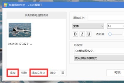 文字内容输入框特写，当前显示‘样例水印’字样；下方样式栏展开，展示字体下拉菜单、字号滑块及颜色拾取器实时预览效果
