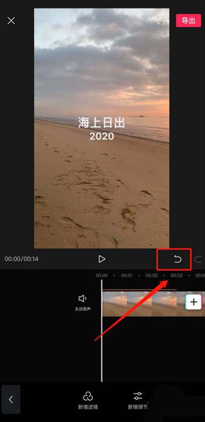 撤销操作触发瞬间，左上角弹出半透明‘已撤销’提示，滤镜缩略图恢复高亮，画面色彩重现