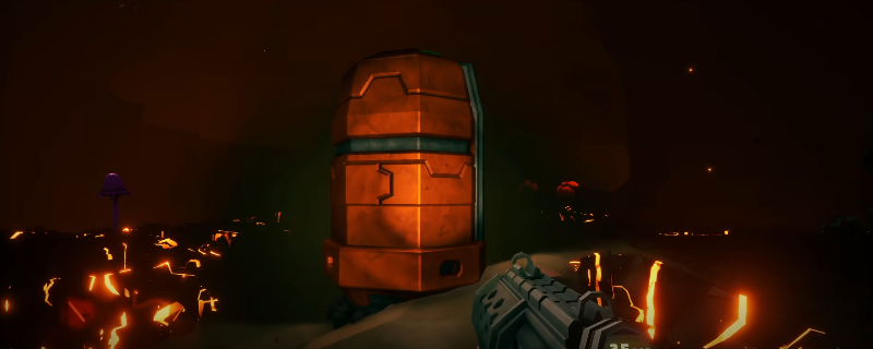 《深岩银河》游戏内UI界面特写，左侧显示博斯科机器人立绘，右侧高亮标注‘高级机器人学’成就图标及金色边框，背景为幽蓝矿洞光影