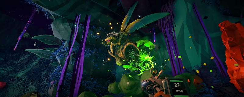 《深岩银河》游戏内成就界面特写，高亮显示‘走投无路’成就图标，背景为幽暗矿洞与橙红色异虫能量光效，图标旁标注英文名‘Without A Paddle’及锁状未解锁状态