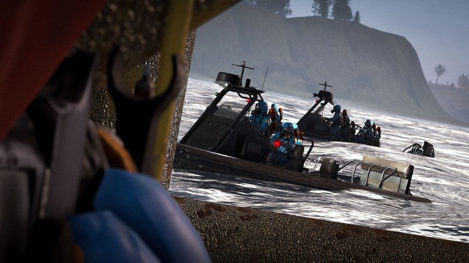 船坞建造界面特写：UI显示‘钛合金龙骨’‘三重帆索系统’等可选模块，工作台旁堆满铜锭与电路板素材