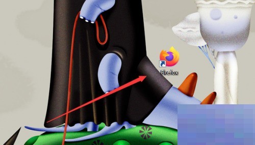 火狐浏览器主界面截图，右上角清晰显示三横线菜单图标，界面简洁无广告干扰