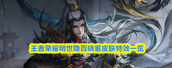 明世隐百晓客皮肤高清立绘：身着靛蓝水墨长袍，手持缠绕金丝与红线的古卷，背景浮现金色曼陀罗与流动符文，整体气质神秘而肃穆