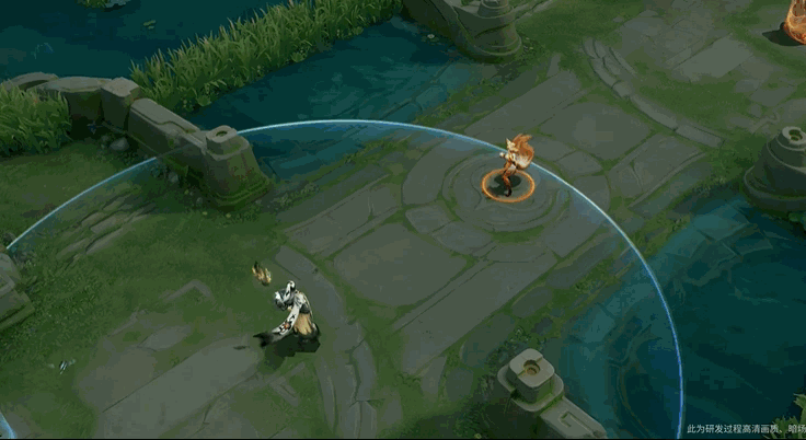 明世隐被动技能触发动图：墨色如潮水漫过地面，巨型曼陀罗轰然盛放，花蕊中激射出三道纤细金红丝线，螺旋缠绕命中目标