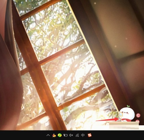 搜狗拼音输入法状态栏右键菜单特写，鼠标悬停在状态栏图标上，右键选项清晰可见