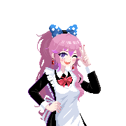 法芙娜角色立绘特写：哥特裙摆飞扬，手持镶嵌宝石的权杖，但裙角露出一双踩着运动鞋的脚，表情严肃中带一丝慌乱