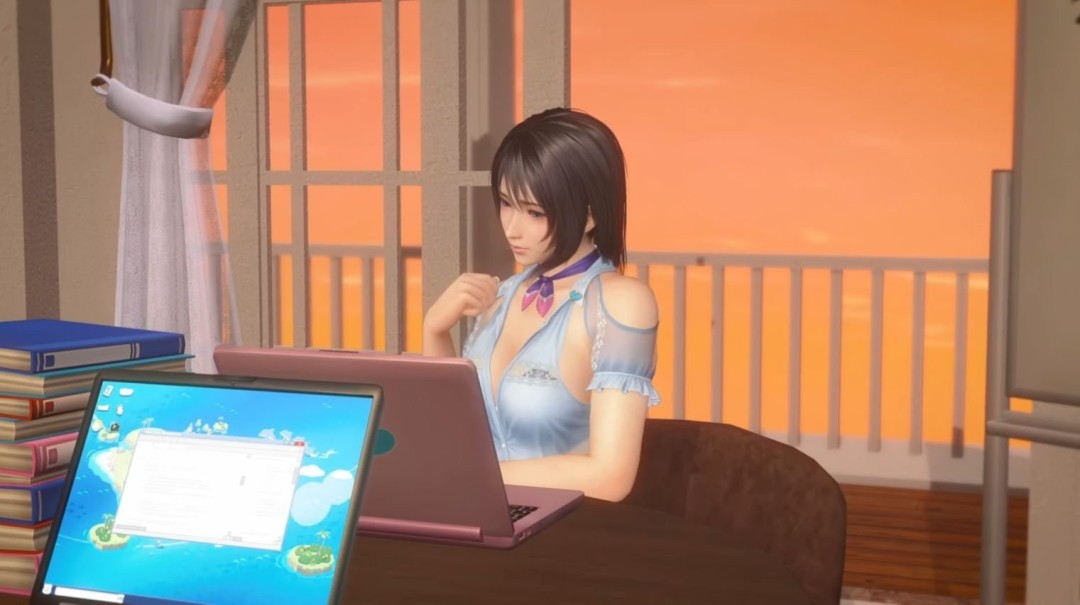 游戏内UI界面展示希实的好感度进度条与三项专属技能图标：‘经营洞察’‘活力协调’‘钴蓝美学’