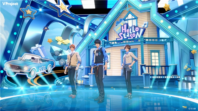 游戏内练习室实机画面：柔光漫射下的舞蹈镜面映出角色剪影，地面反光清晰呈现鞋底纹路与地板木纹，角色抬手瞬间袖口滑落露出手腕，细节充满生活实感