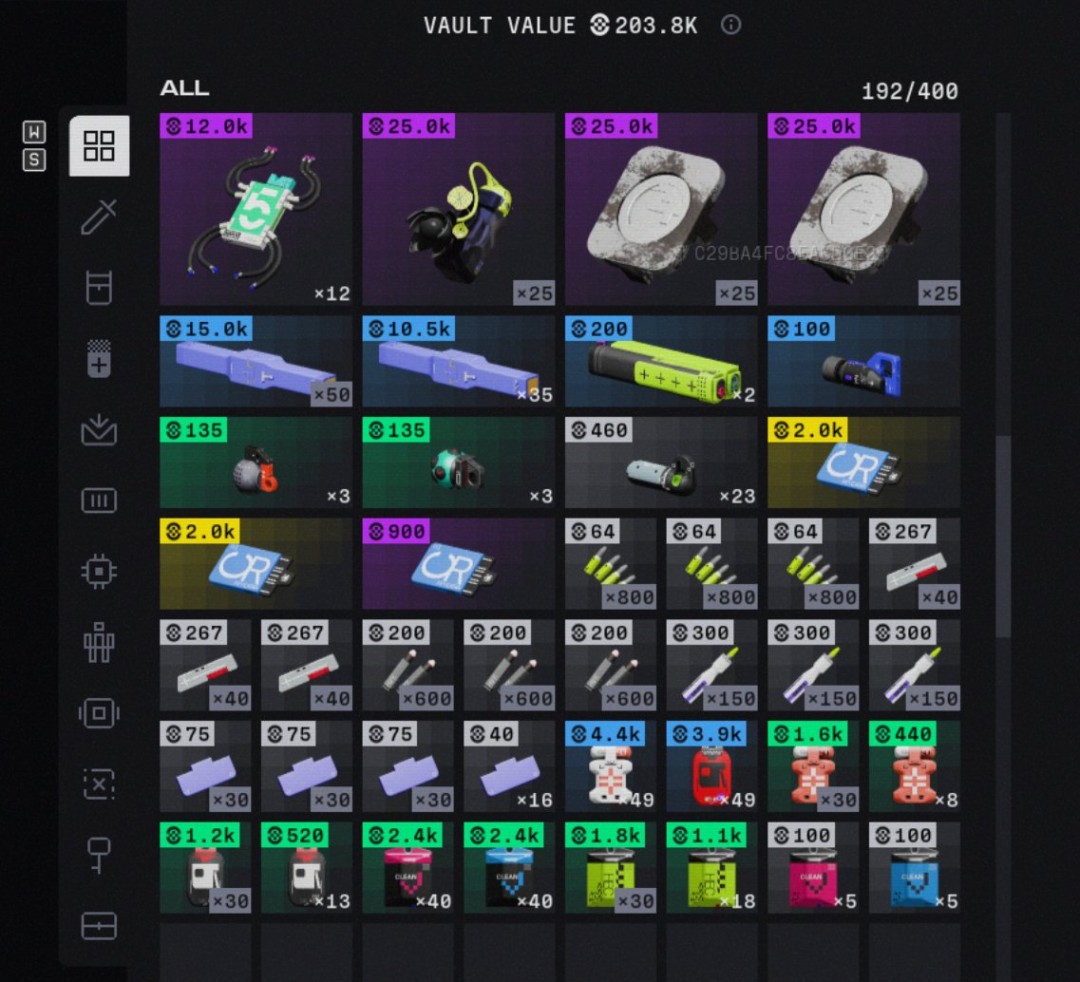 《马拉松》游戏内第一人称视角下的战斗场景，角色正侧身掩体后持脉冲步枪瞄准，HUD右下角悬浮着动态调整中的音频参数调试面板