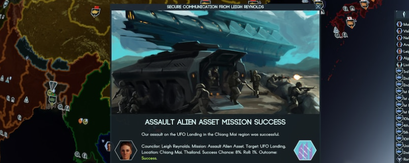 《地球不屈》游戏内界面特写：左上角高亮显示派系图标与悬浮的胜利条件进度条，中央战场呈现极地冰盖融化动态效果