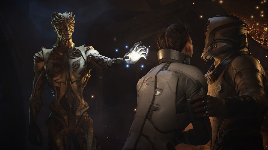 《术士》UI界面演示：半透明血色符文界面悬浮于画面右侧，实时显示卡特里生命值、契约能量条及附近可交互的古老祭坛图标