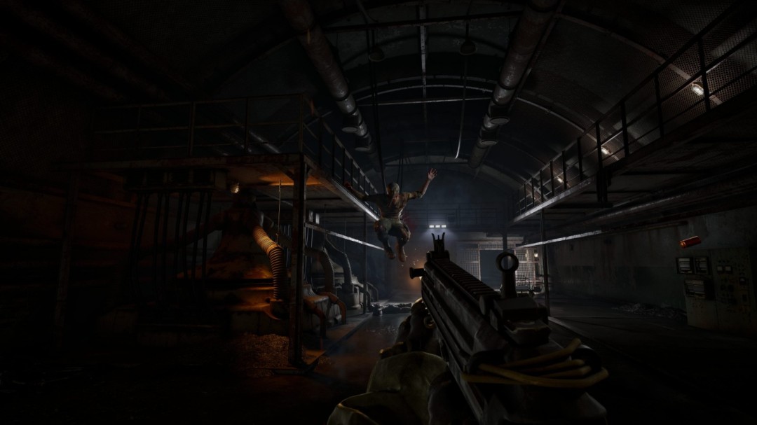 开发者注释彩蛋：某处通风管道内壁用荧光漆标记着‘GSC 1997-2026’字样，下方箭头指向黑暗深处