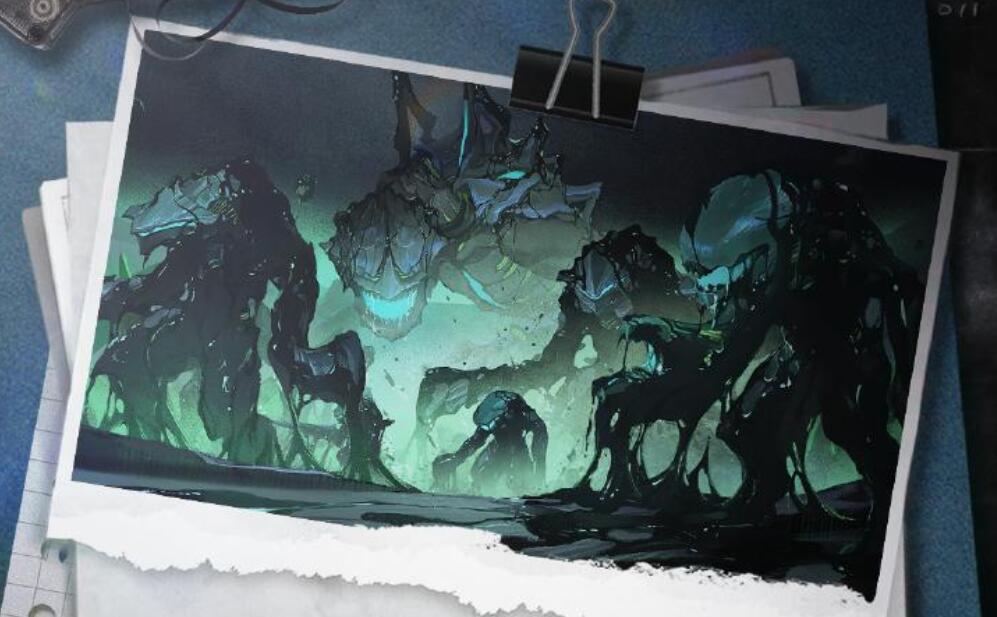 方舟都市夜景：半透明能量穹顶下灯火稀疏，远处地平线跃动着侵蚀裂隙的幽紫脉动，几架无人机正掠过布满弹痕的城墙执行巡逻任务