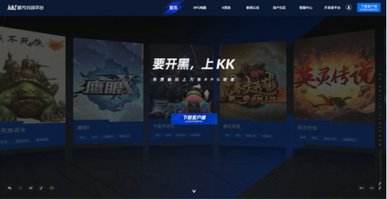 KK对战平台后台数据看板截图：显示《万千世界》上线7日DAU曲线、付费转化率23.6%、ARPPU达89元，右上角弹窗提示‘入选本周热门推荐位’