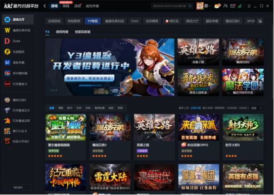 KK平台创作者收益排行榜局部：前三名分别为《深渊旅团ORPG》《纪元重临创世录》《万千世界》，月流水均超200万元，榜单底部标注‘本月新增AI辅助开发地图占比68%’