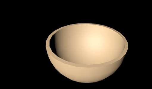 Cinema 4D界面截图：新建球体对象置于视图中央，坐标轴清晰可见