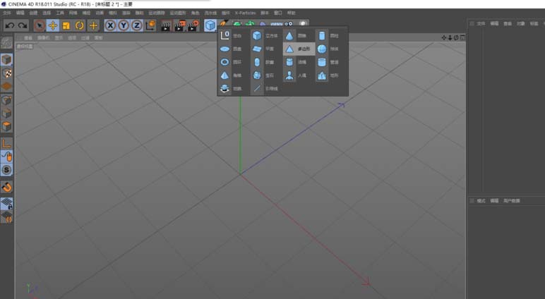 Cinema 4D中多边形对象参数面板展开状态，宽度与高度数值被高亮调整，网格预览窗显示均匀分布的顶点阵列