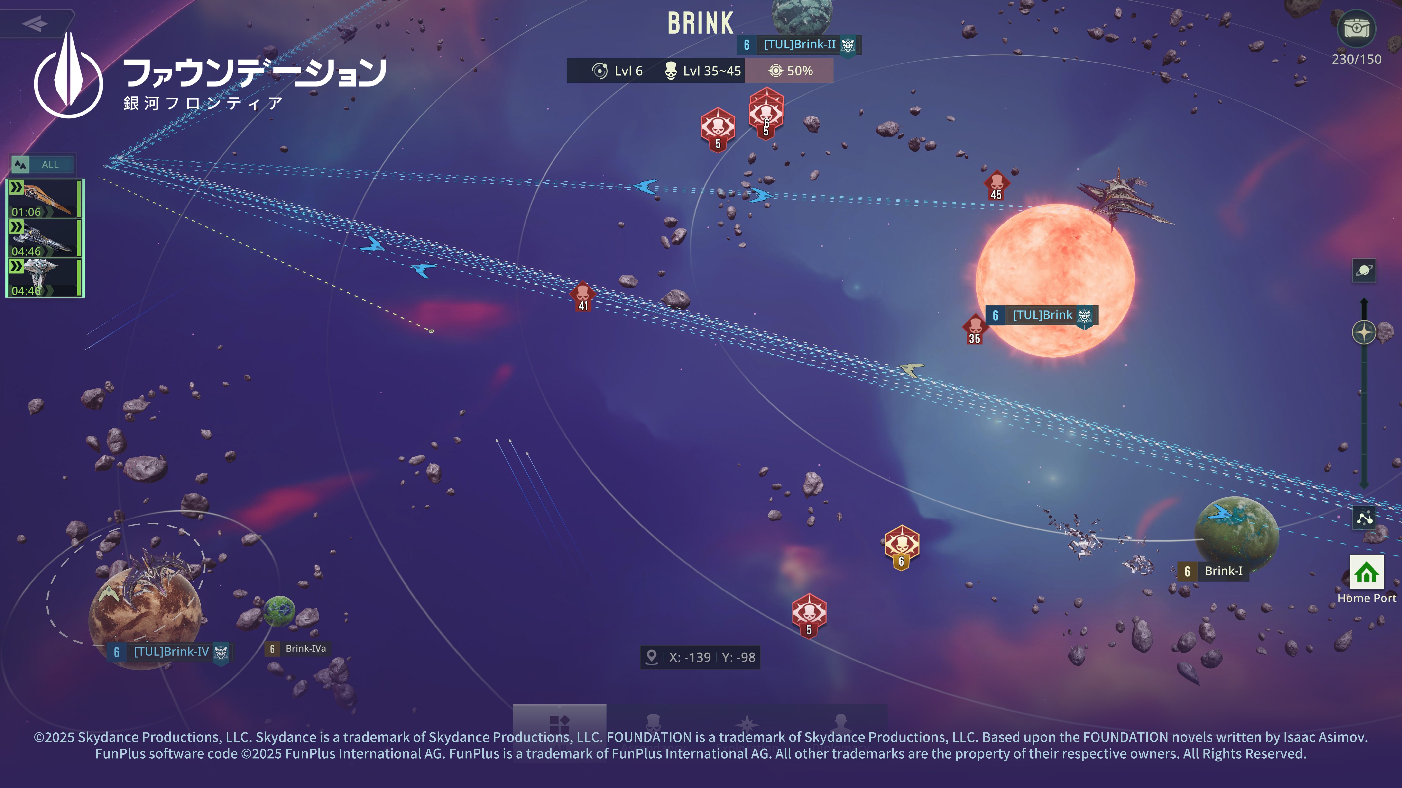 FunPlus全球办公室分布地图：标注瑞士苏黎世（总部）、中国北京/上海、西班牙马德里、葡萄牙里斯本四地，各图标旁显示当地团队人数与主要职能（如「北京：IP本地化中心」「苏黎世：核心引擎研发」）